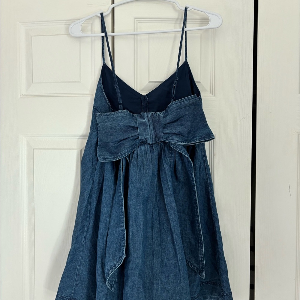 American Eagle Outfitters Blue Denim Dress
